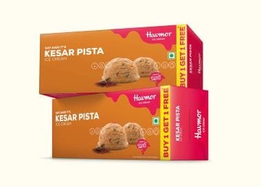 Kesar Pista Ice Cream